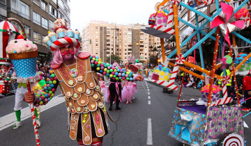 foto del desfile de carnaval en vigo